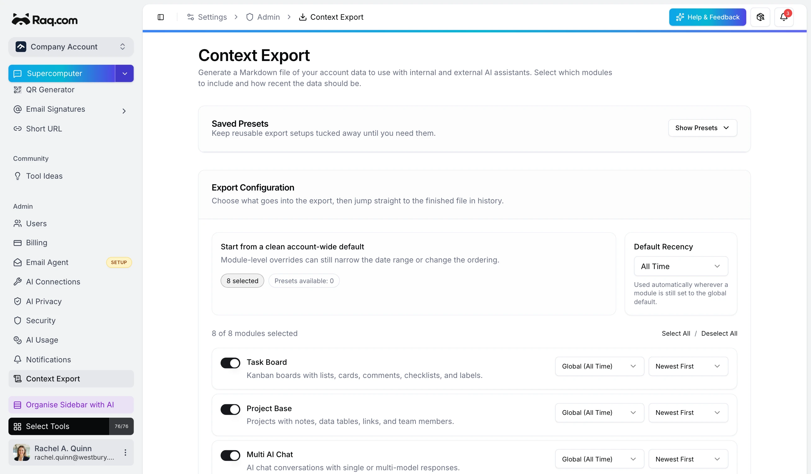 Context Export: Give AI Assistants Your Full Picture