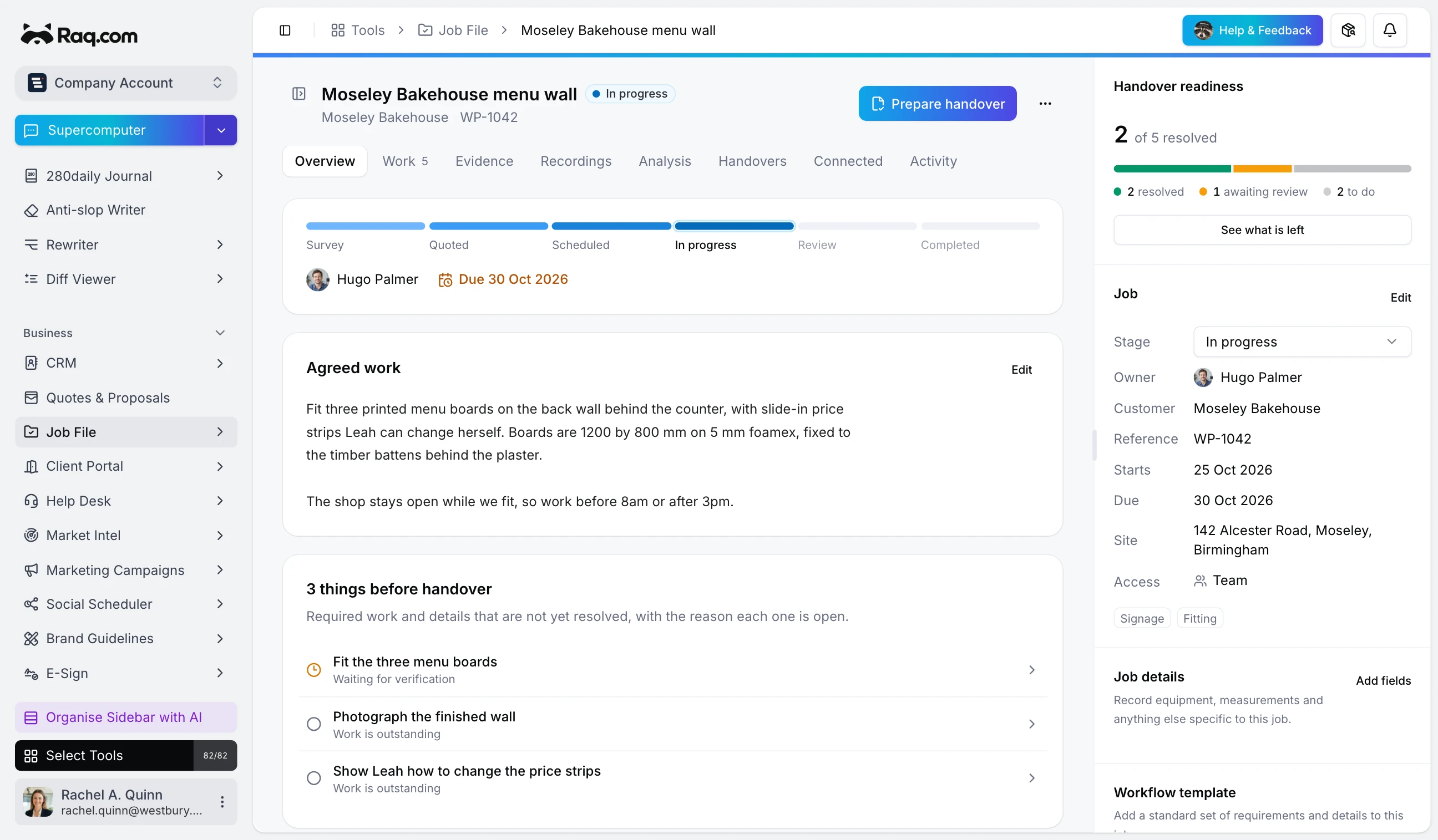 Introducing Job File