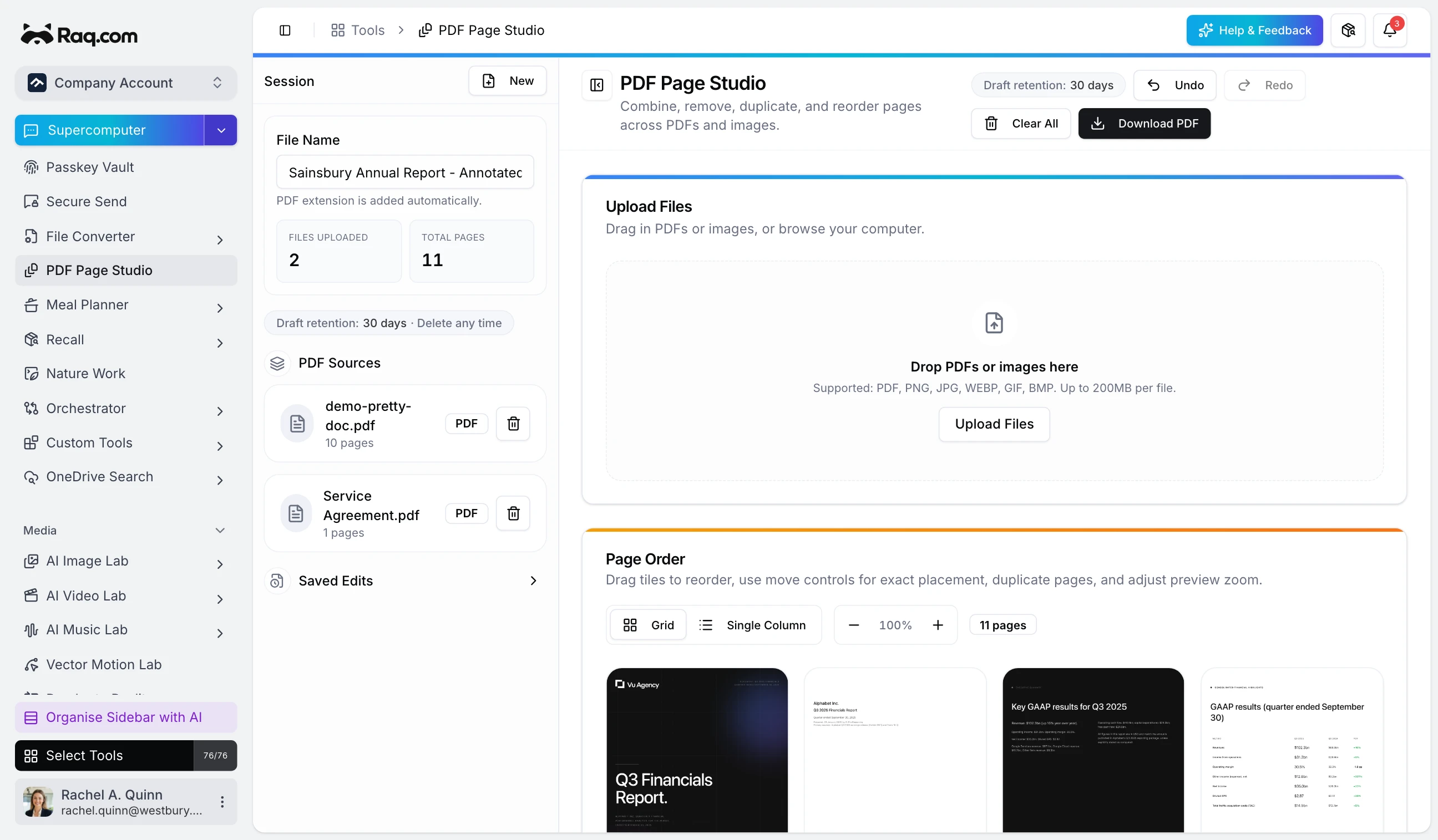 PDF Page Studio