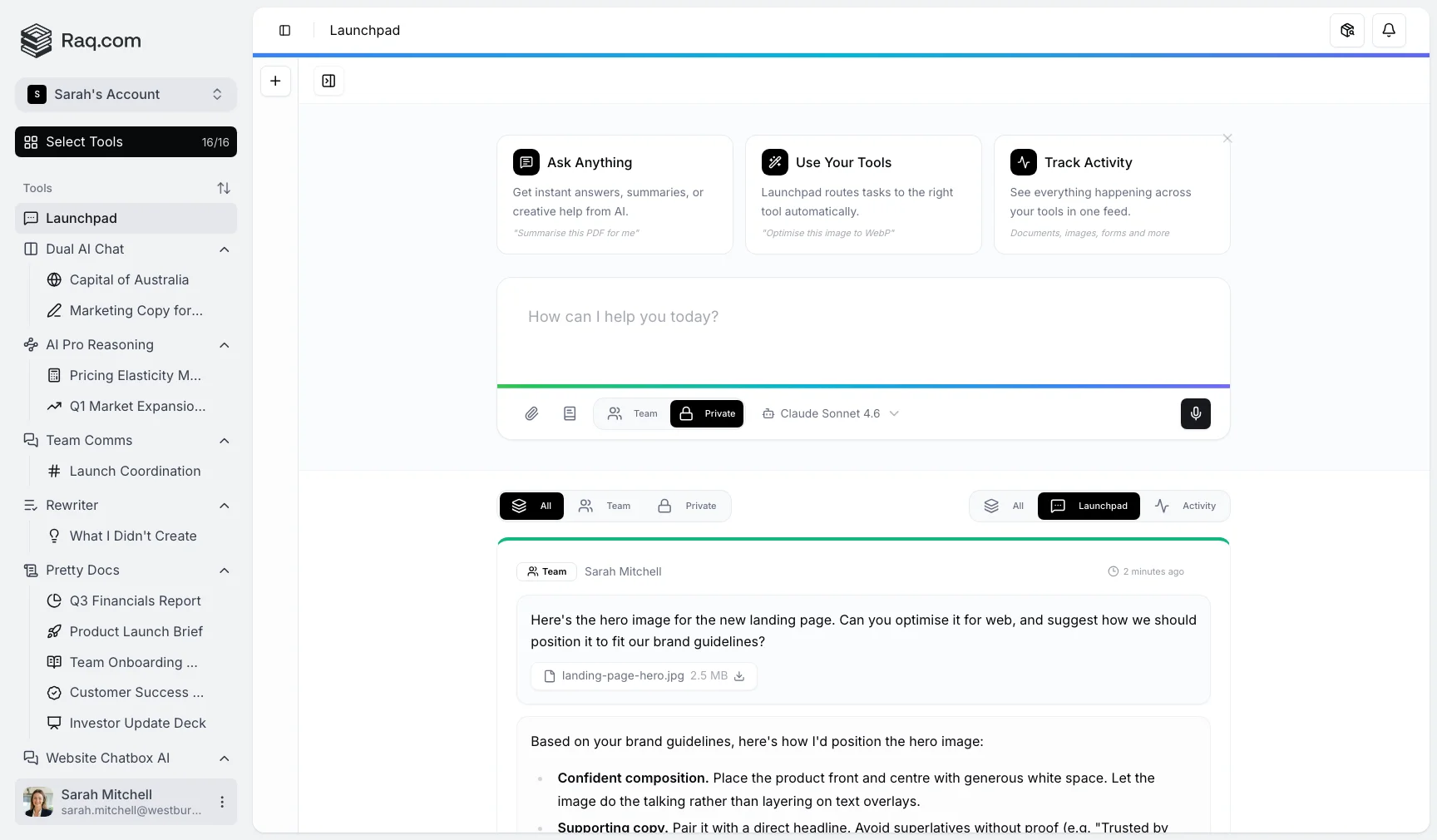 Introducing Launchpad: Your Agentic Command Centre