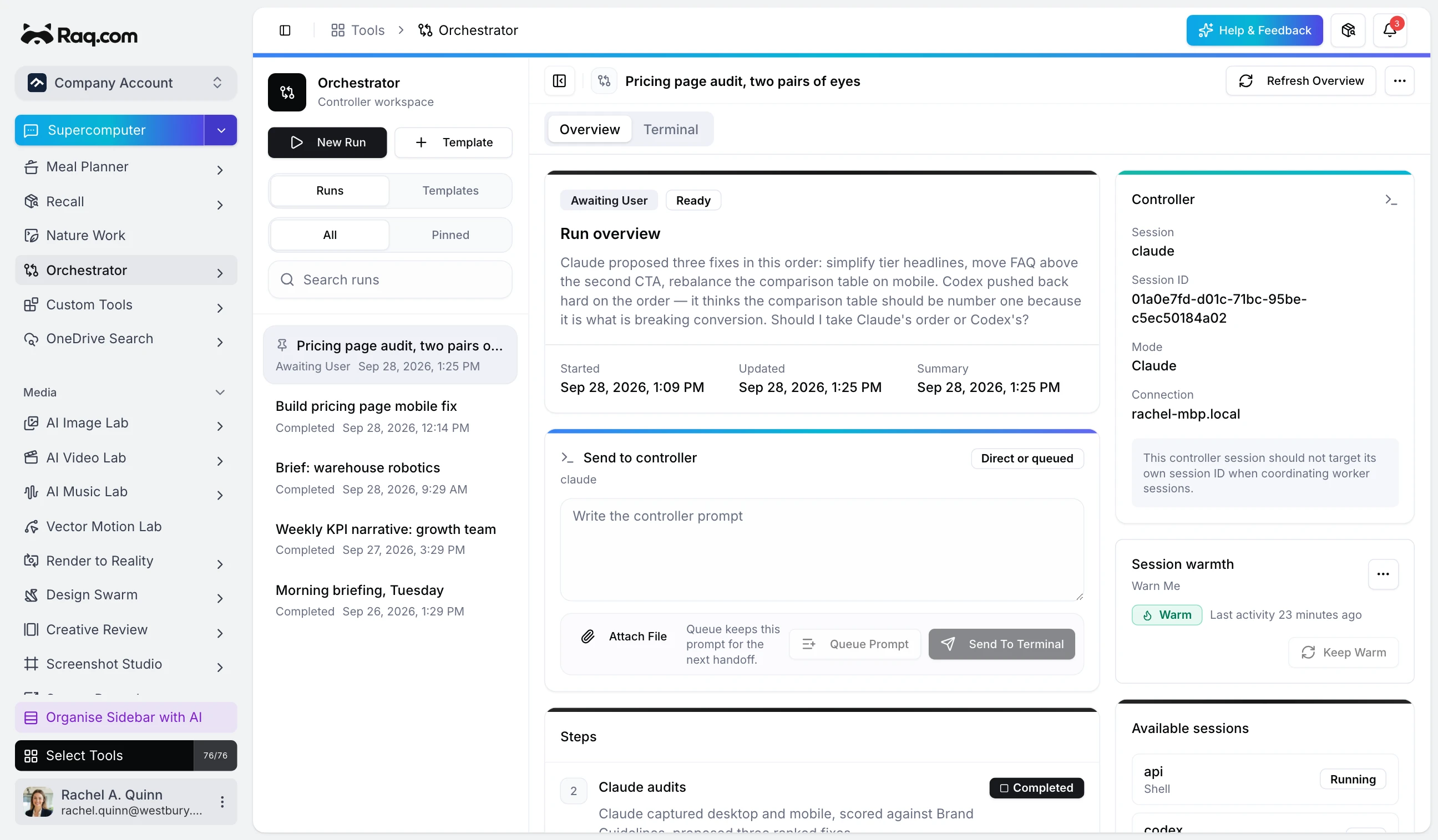 Orchestrator: One Chat, Many Agents
