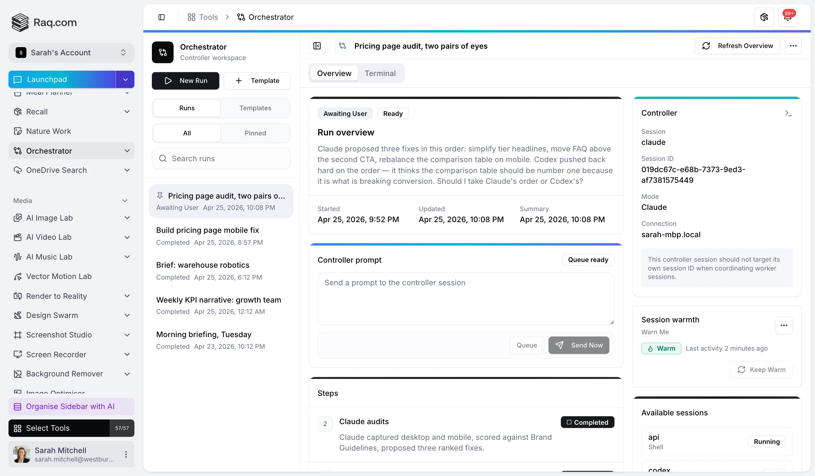 Orchestrator: One Chat, Many Agents