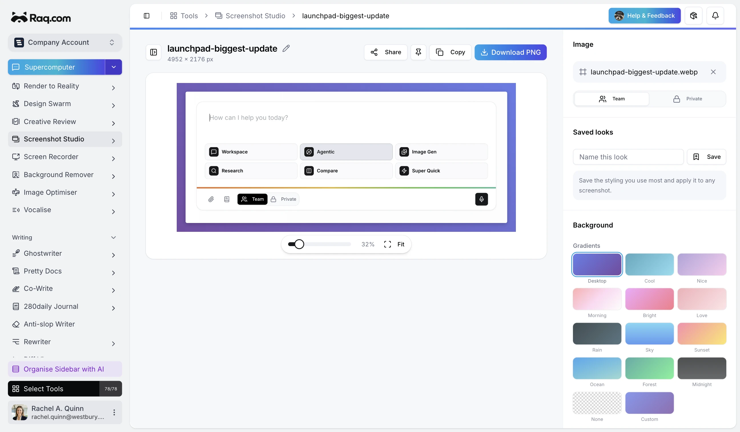 Screenshot Studio: Presentation-Ready Images Without a Design Tool