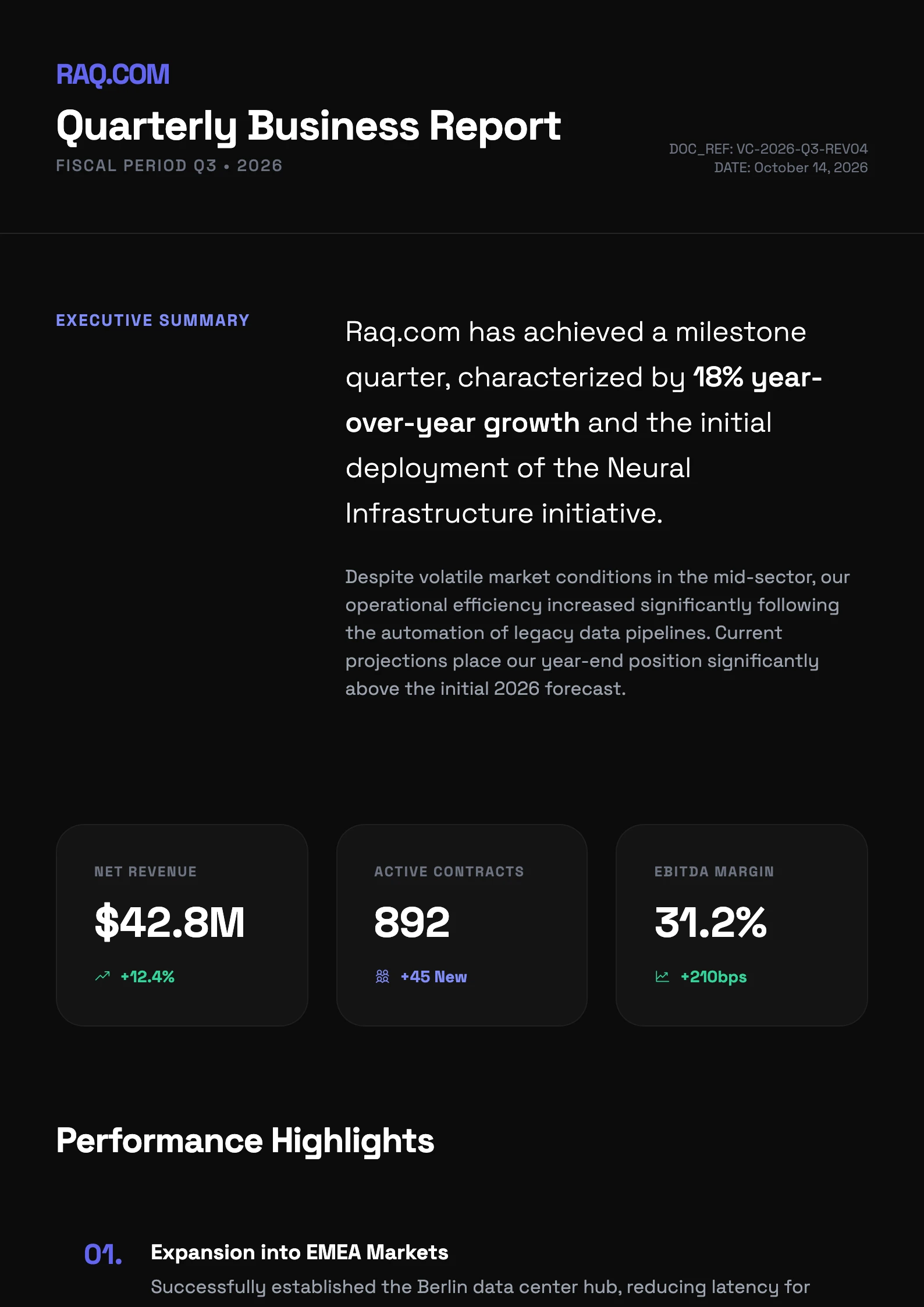 Modern Minimalist Document 6