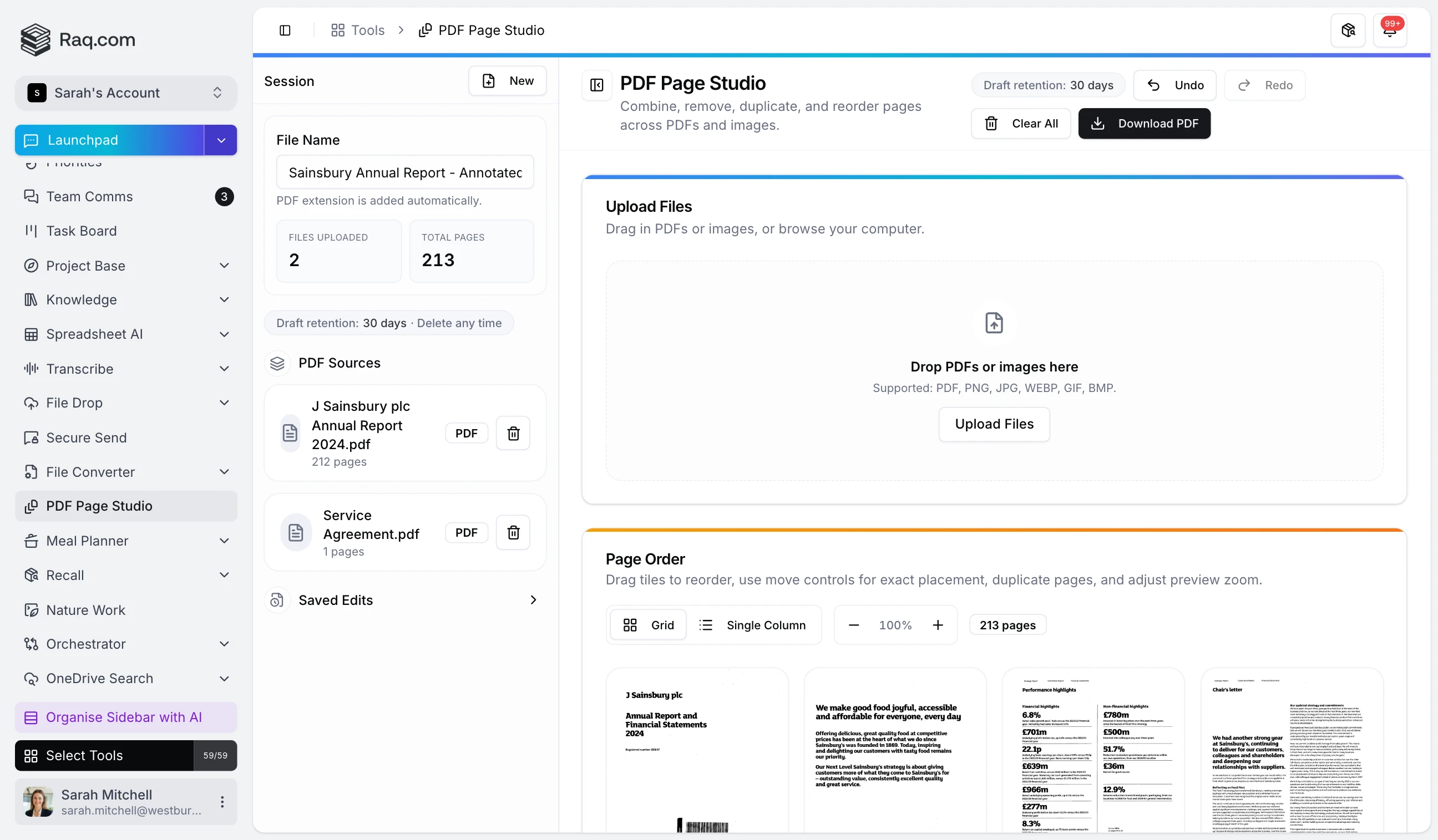 PDF Page Studio
