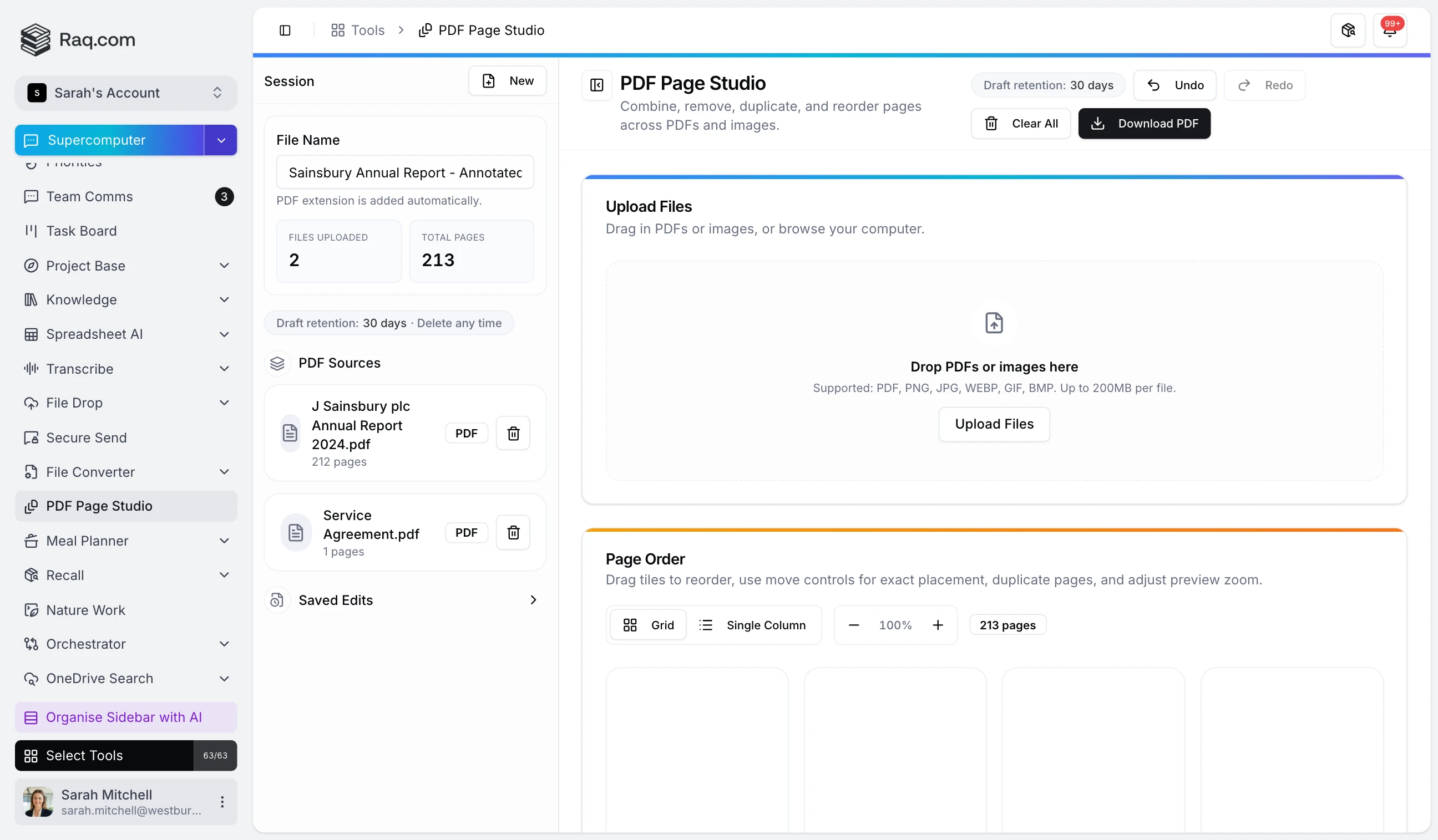 PDF Page Studio