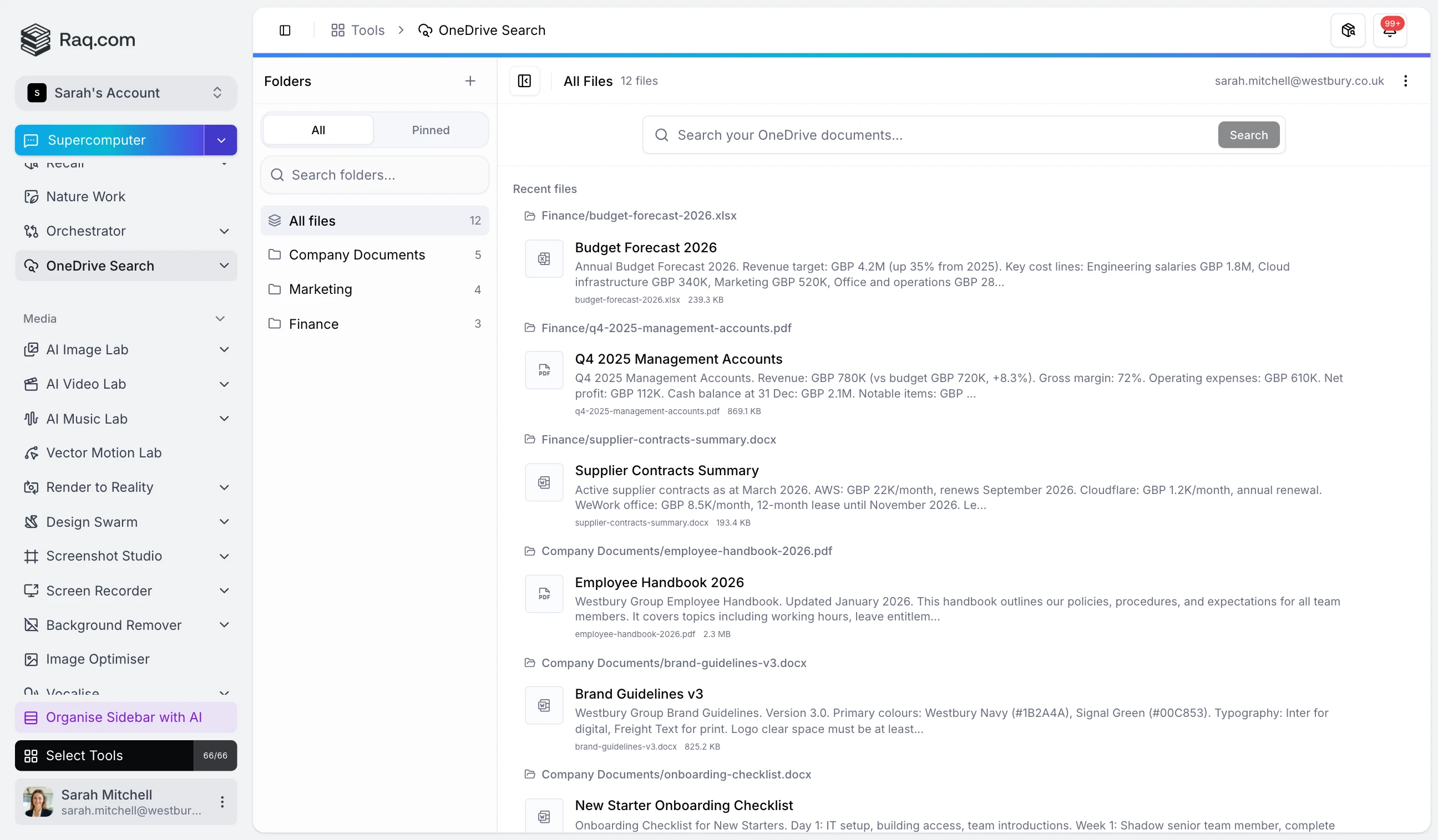 OneDrive Search