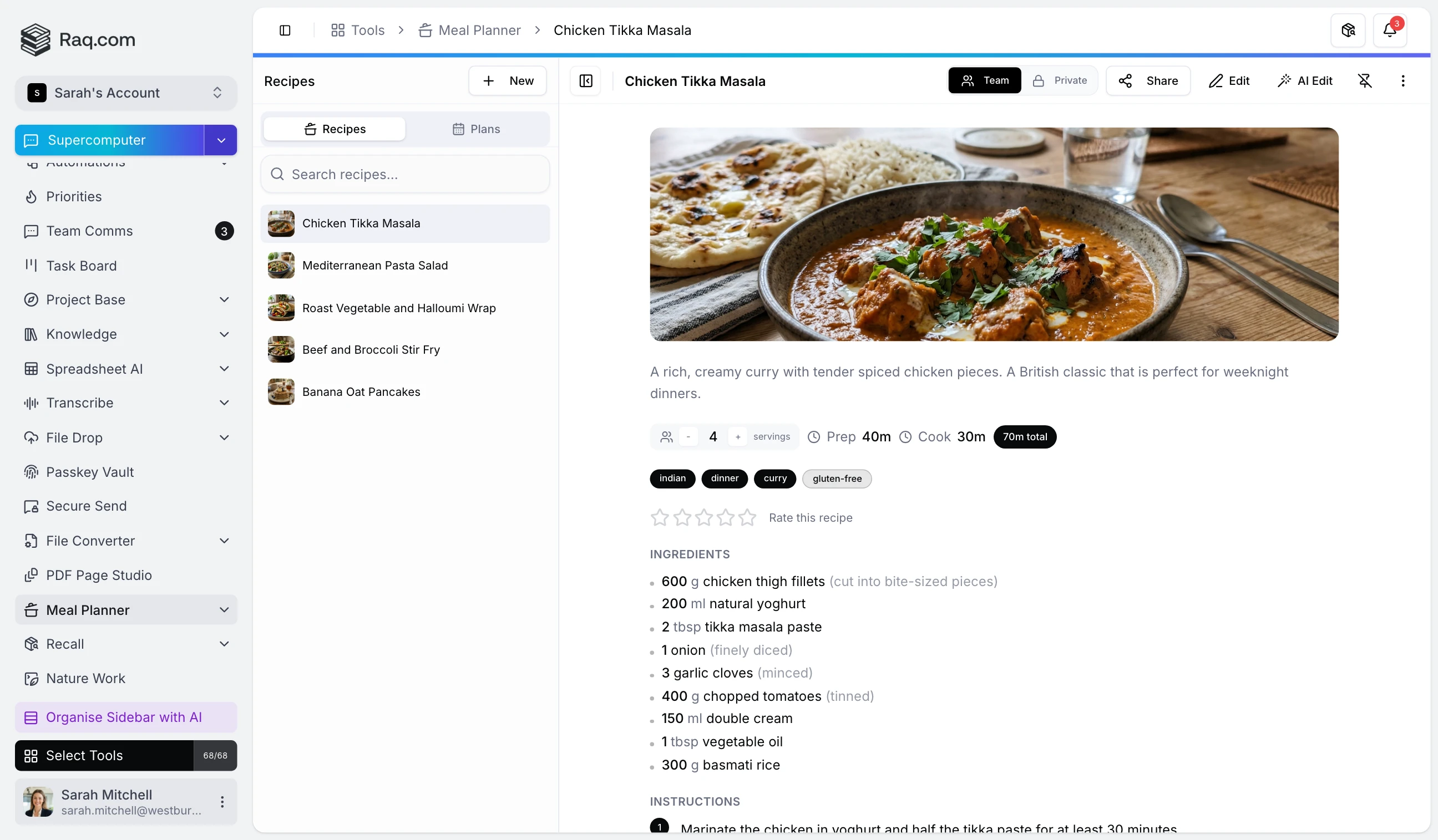 Meal Planner