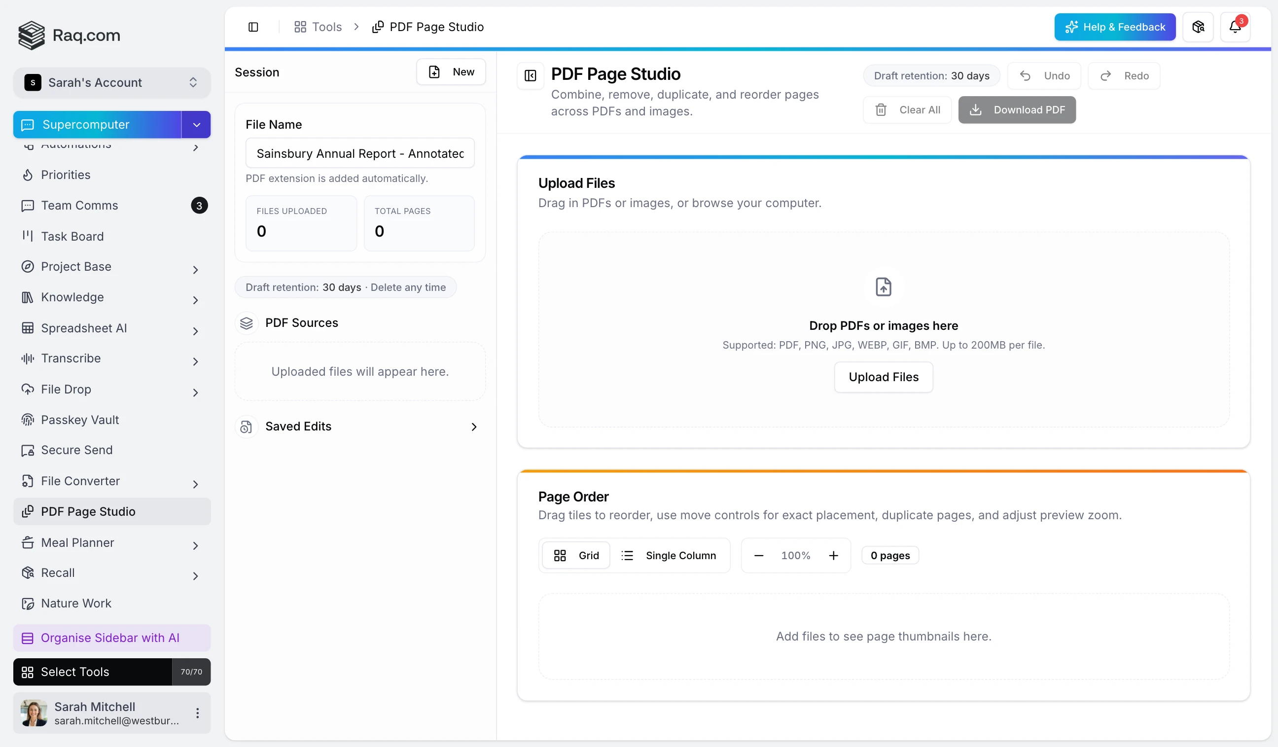 PDF Page Studio