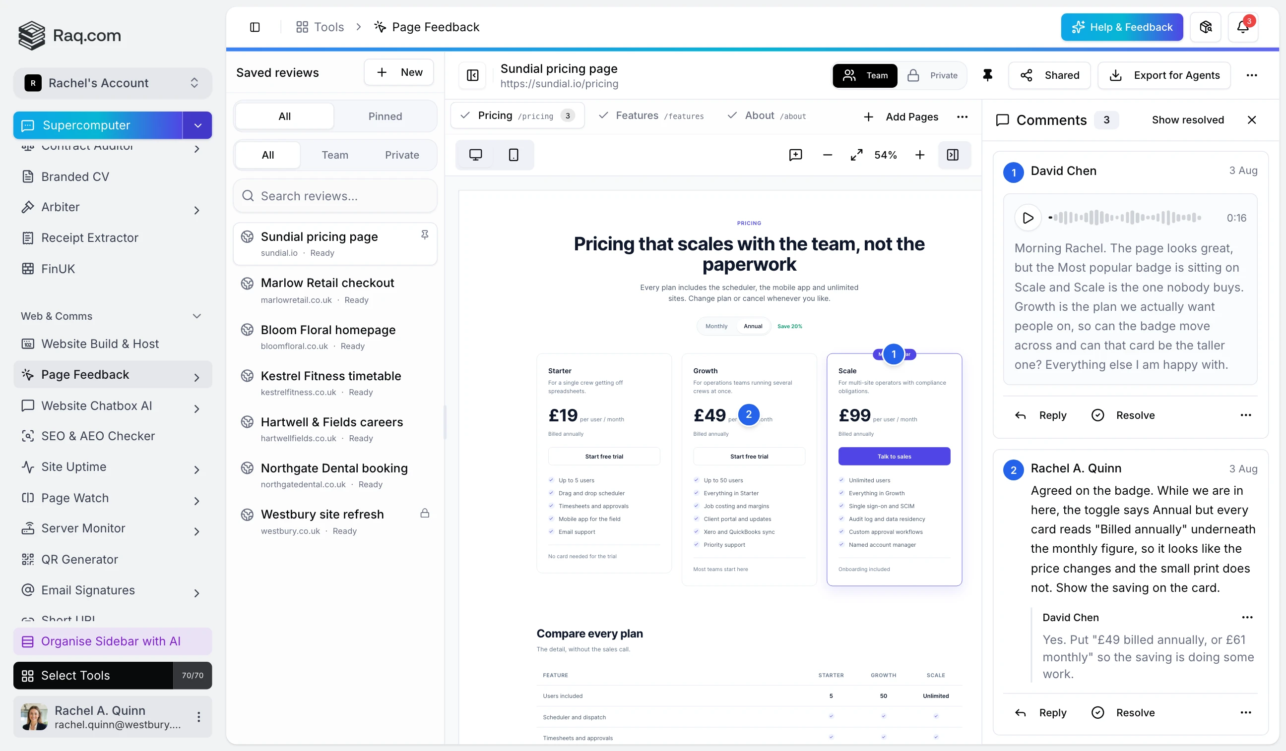 Page Feedback