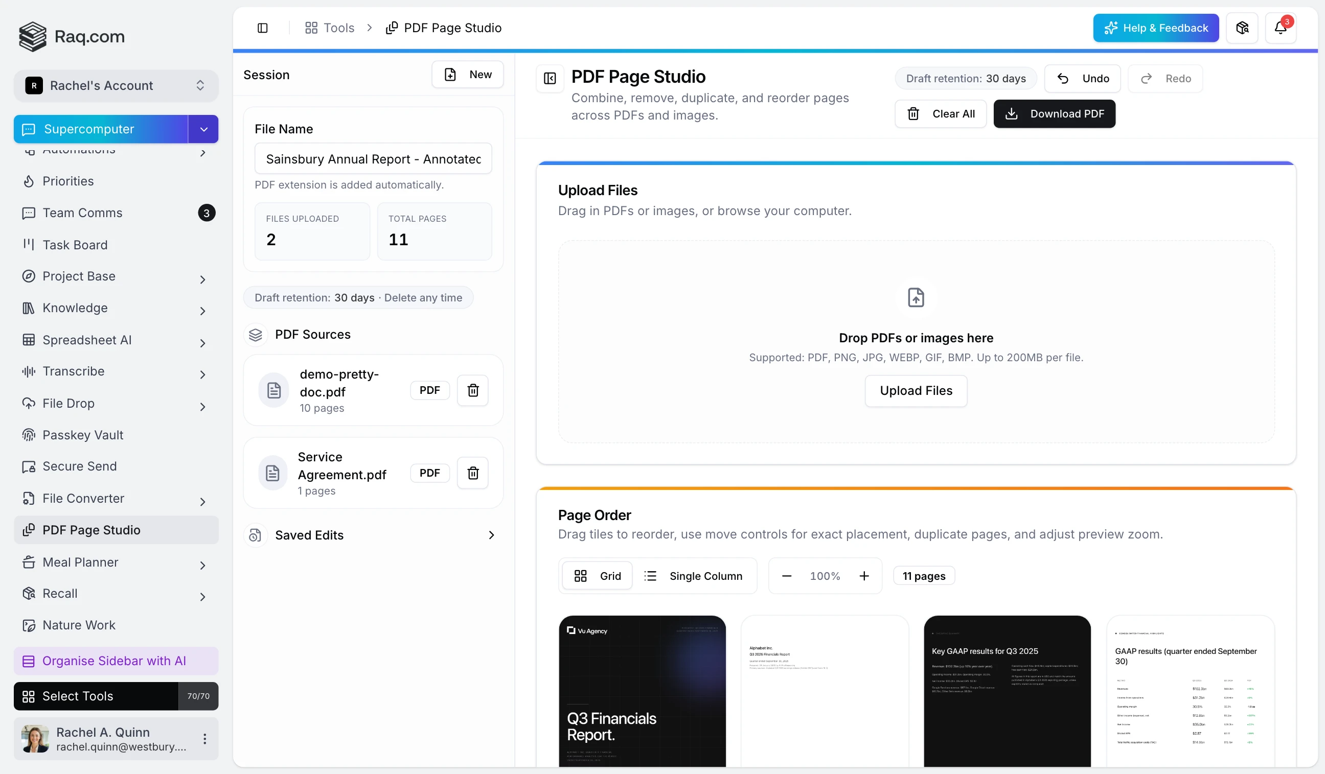 PDF Page Studio