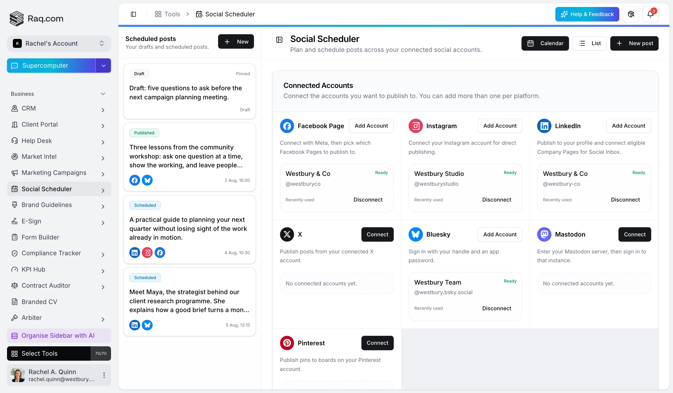 Social Scheduler