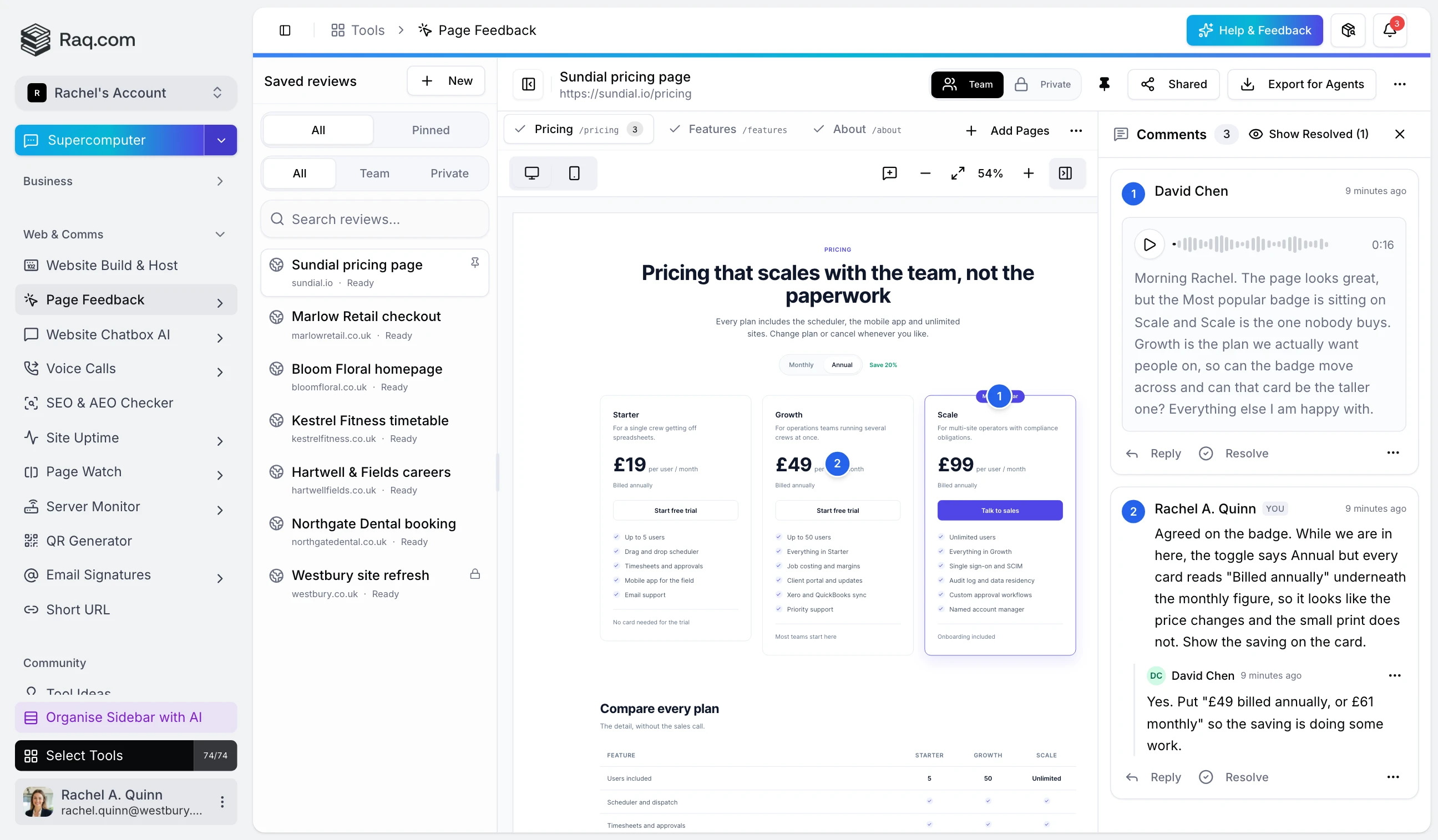 Page Feedback
