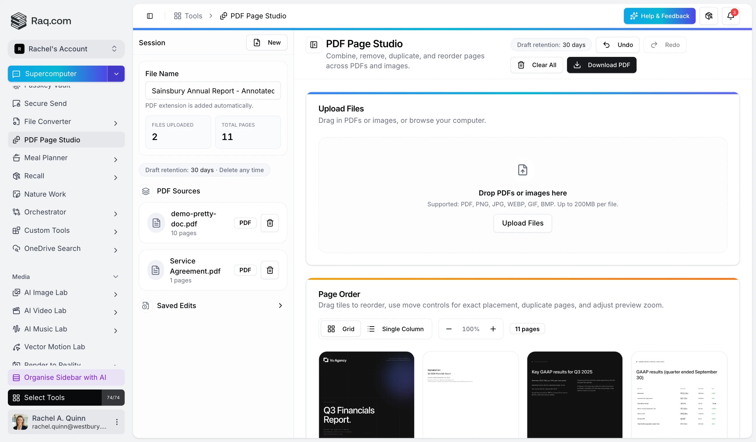 PDF Page Studio