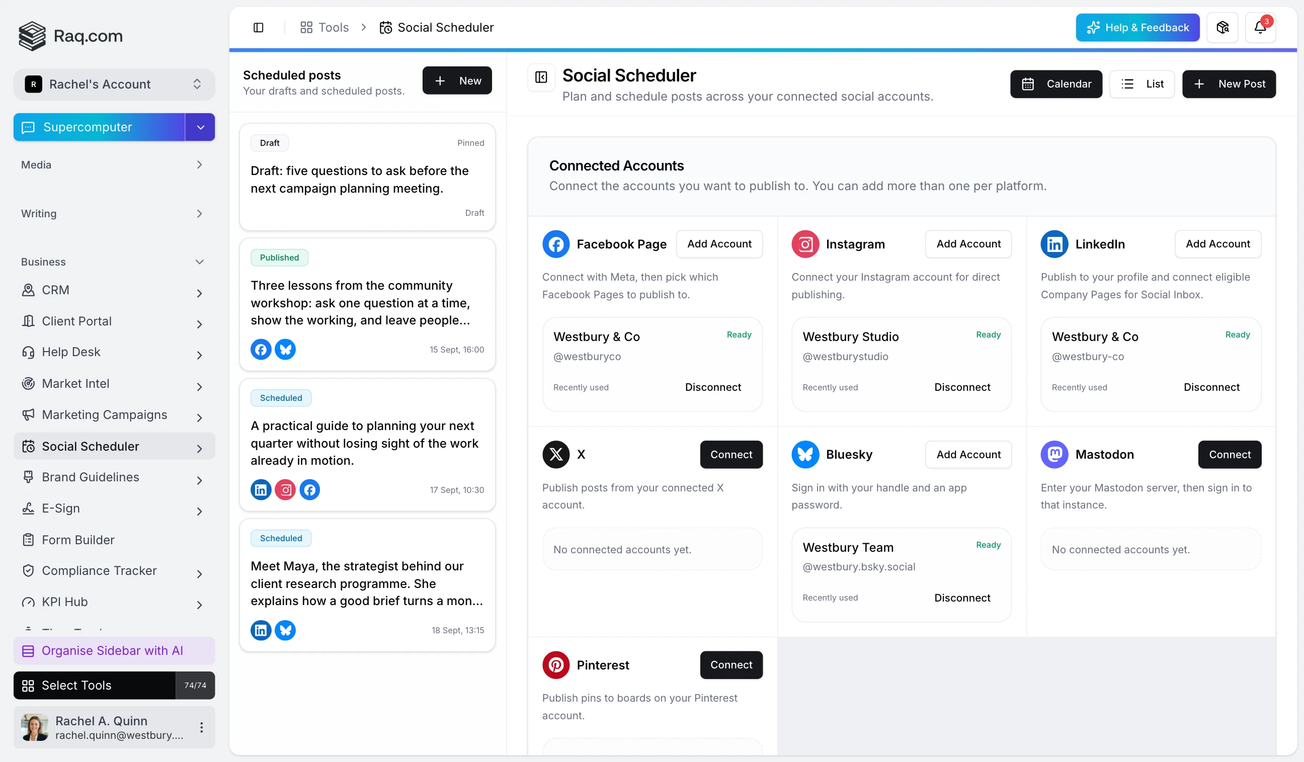 Social Scheduler