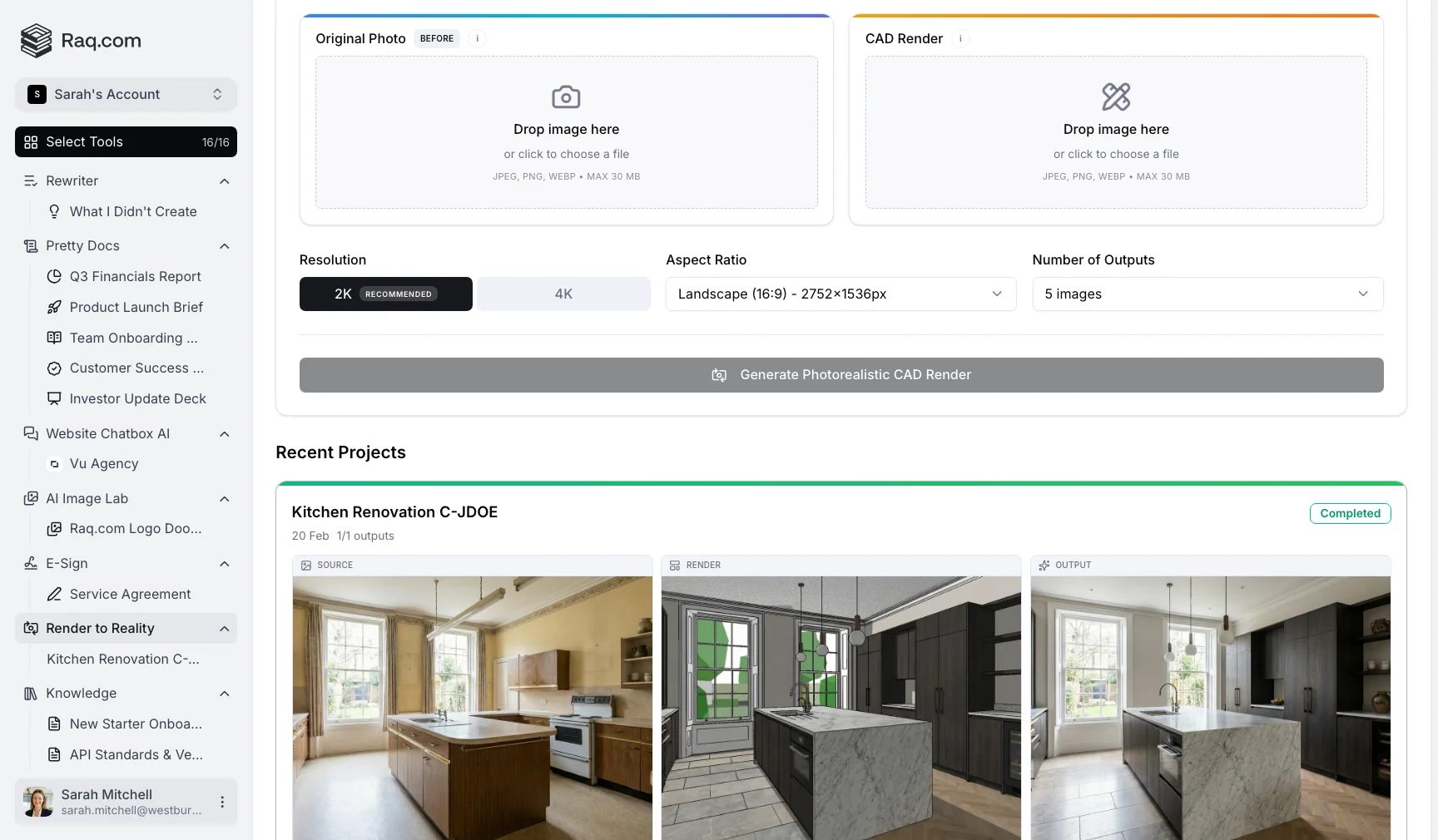 Render to Reality: See Your Designs in the Real World